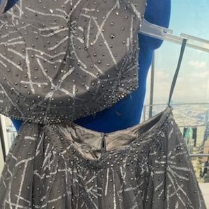 Jovani 2 pc Kkirt & Halter Top